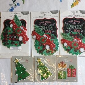 Holiday Iron-On Appliques Set